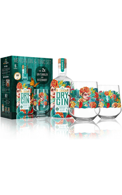 Los Muertos Dry Gin Inkl. 2 Gläser