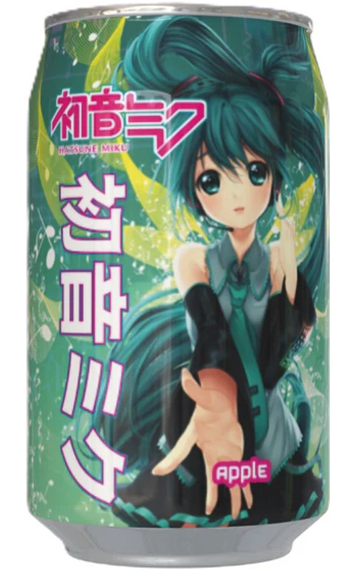 Kawaji Hatsune Miku Apple Splash Soda Kawaji Hatsune Miku Apple Splash Soda